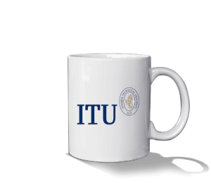 İ.T.Ü Klasik Mug Beyaz Kupa Bardak