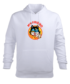 Iyi deneme Arkadaşım Erkek Kapüşonlu Hoodie Sweatshirt