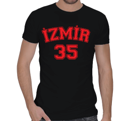 İzmir 35 - Tasarım T-shirt Erkek Regular Kesim Tişört