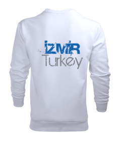 İzmir baskılı erkek Erkek Sweatshirt