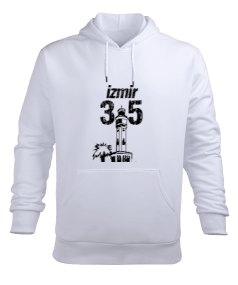 İzmir sweetshirt 35 Erkek Kapüşonlu Hoodie Sweatshirt