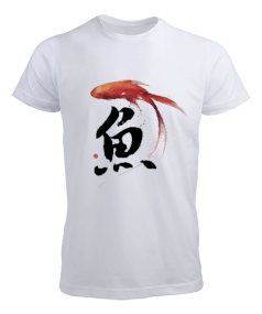 japon balığı baskılı tişört Erkek Tişört
