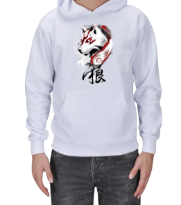 Japon Kurt Sweatshirt Kapüşonlu Erkek Kapşonlu