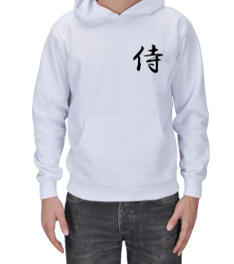 Japon Tasarınlı Sweatshirt Erkek Kapşonlu