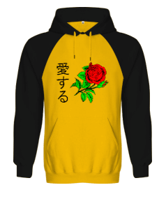 Japonyada Aşk Orjinal Reglan Hoodie Unisex Sweatshirt