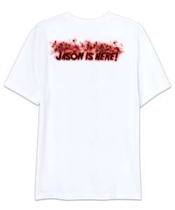 Jason 2 Beyaz Oversize Unisex Tişört