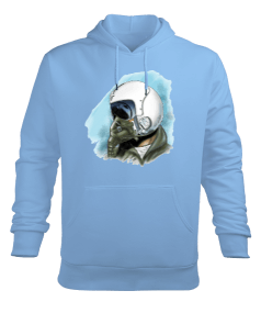 Jet Pilot Window Erkek Kapüşonlu Hoodie Sweatshirt