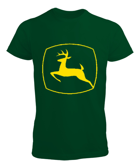 Tisho - John Deere Çimen Yeşili Erkek Tişört