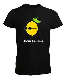 John Lemon V1 Siyah Erkek Tişört