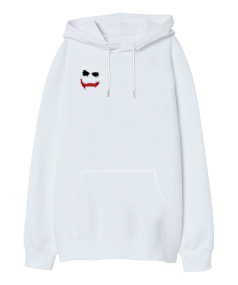 Joker Baskılı Hoodie Oversize Unisex Kapüşonlu Sweatshirt