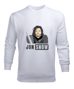 Jon Snow v1 Erkek Sweatshirt