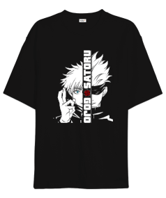 Jujutsu Kaisen GOJO SATORU Anime Tasarım Baskılı Oversize Unisex Tişört