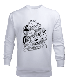 Junk food Erkek Sweatshirt