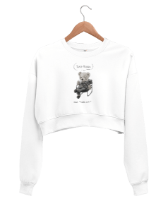 Just Relax Chill Out Kadın Crop Sweatshirt