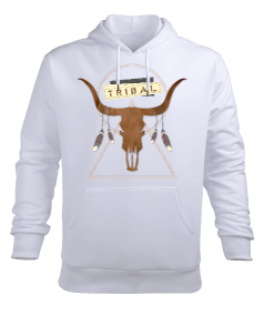 Kabile -Tribal - OneArtTasarım Erkek Kapüşonlu Hoodie Sweatshirt