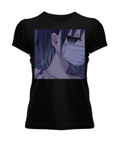 Kadın-anime-aesthetic-dark-T-shirt Kadın Tişört