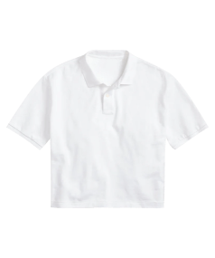 Kadın Crop Polo Yaka Tişört