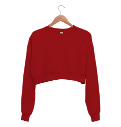 Kadın Crop Sweatshirt