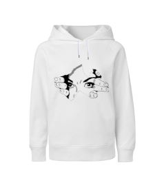 KADIN GÖZÜ BASKILI Çocuk Unisex Hoodie Kapüşonlu