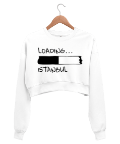 Kadın loading İstanbul Kadın Crop Sweatshirt