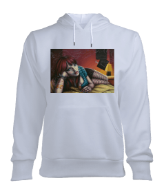 kadın resimli kadın swıth Kadın Kapşonlu Hoodie Sweatshirt