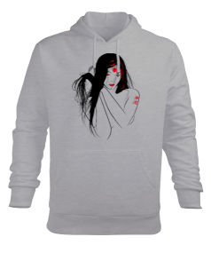 Kaguya Erkek Kapüşonlu Hoodie Sweatshirt