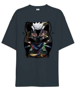 Kakashi Hatake Füme Oversize Unisex Tişört