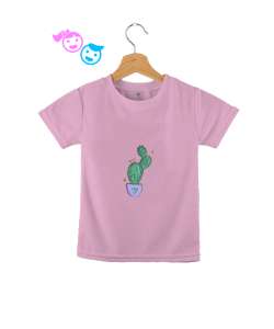 Kaktus Pembe Çocuk Unisex