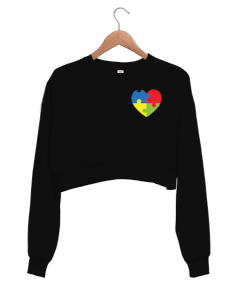 kalbim Kadın Crop Sweatshirt