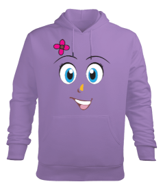 Kalp Erkek Kapüşonlu Hoodie Sweatshirt