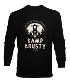 Kampçılık Tasarım Baskılı Erkek Sweatshirt