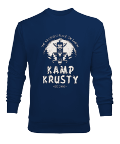 Kampçılık Tasarım Baskılı Erkek Sweatshirt