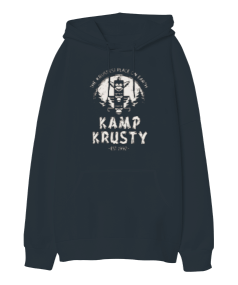 Kampçılık Tasarım Baskılı Oversize Unisex Kapüşonlu Sweatshirt