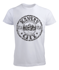 KANSAS CITY USA Baskılı Erkek Tişört
