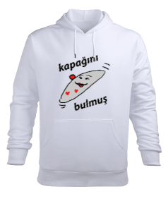 Kapağını bulmuş Erkek Kapüşonlu Hoodie Sweatshirt