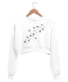 Karahindiba Kadın Crop Sweatshirt