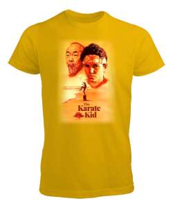 Karate Kid Retro Sarı Erkek Tişört