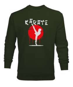 Karate V5 Haki Yeşili Erkek Sweatshirt