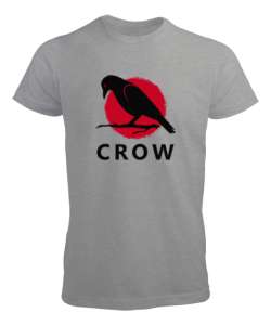 Karga - Crow Gri Erkek Tişört