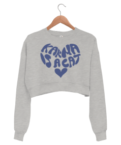 Karma Midnights Taylor Swift Kadın Crop Sweatshirt