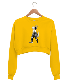 Katsuki Anime Kadın Crop Sweatshirt