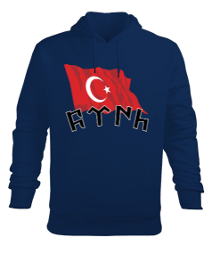 Kayı Erkek Kapüşonlu Hoodie Sweatshirt