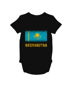 Kazakistan,Kazakhstan,Kazakistan Bayrağı,Kazakistan logosu,Kazakhstan flag. Bebek Zıbını