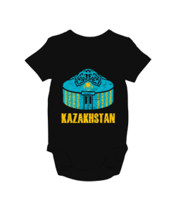 Kazakistan,Kazakhstan,Kazakistan Bayrağı,Kazakistan logosu,Kazakhstan flag. Bebek Zıbını