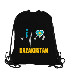 Kazakistan,Kazakhstan,Kazakistan Bayrağı,Kazakistan logosu,Kazakhstan flag. Büzgülü Spor Çanta