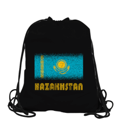 Kazakistan,Kazakhstan,Kazakistan Bayrağı,Kazakistan logosu,Kazakhstan flag. Büzgülü Spor Çanta