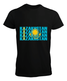 Kazakistan,Kazakhstan,Kazakistan Bayrağı,Kazakistan logosu,Kazakhstan flag. Erkek Tişört