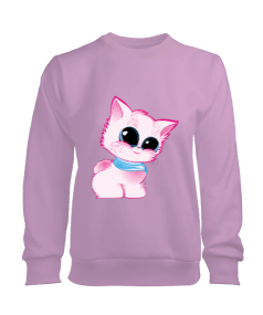 kedi kadın sweatshirt Kadın Sweatshirt