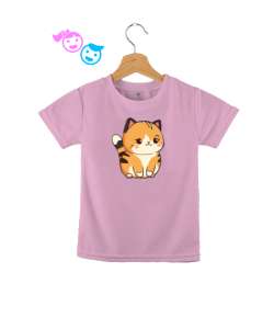 Kedi Pembe Çocuk Unisex