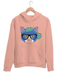 Kedi Yavru Ağzı Unisex Kapşonlu Sweatshirt